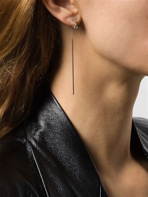 Saint Laurent Opyum YSL Threader Earrings 